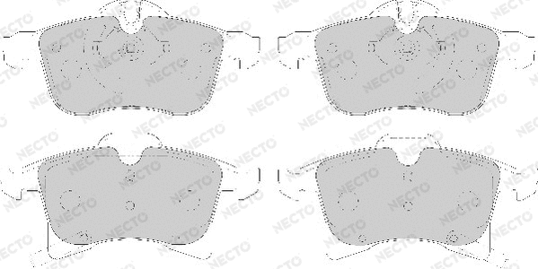 Brake Pad Set, disc brake (FD7120A)