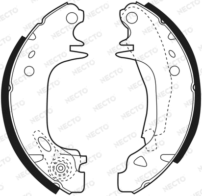 Brake Shoe Set (N1315)