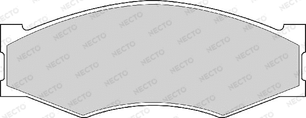 Brake Pad Set, disc brake (FD827A)