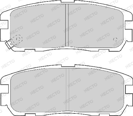 Brake Pad Set, disc brake (FD6828A)