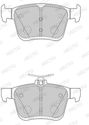 Brake Pad Set, disc brake (FD7566A)