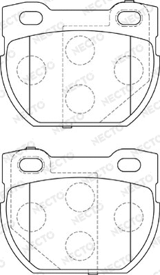 Brake Pad Set, disc brake (FD7317A)