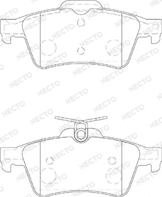 Brake Pad Set, disc brake (FD7177A)