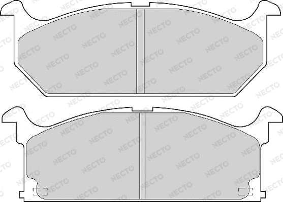 Brake Pad Set, disc brake (FD6291A)