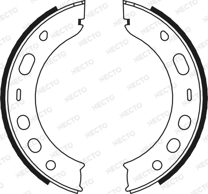 Brake Shoe Set, parking brake (N1699)
