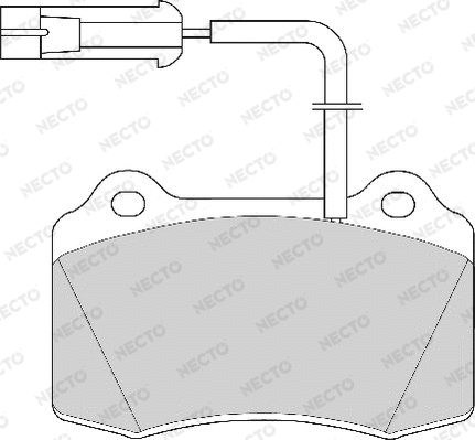 Brake Pad Set, disc brake (FD6469A)