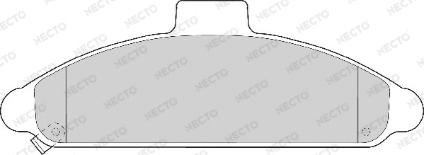 Brake Pad Set, disc brake (FD6534A)