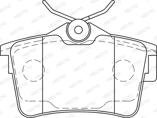 Brake Pad Set, disc brake (FD7446A)