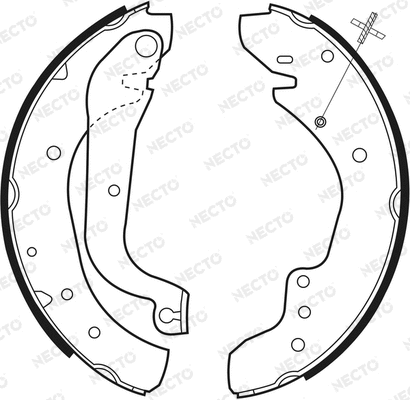 Brake Shoe Set (N1538)