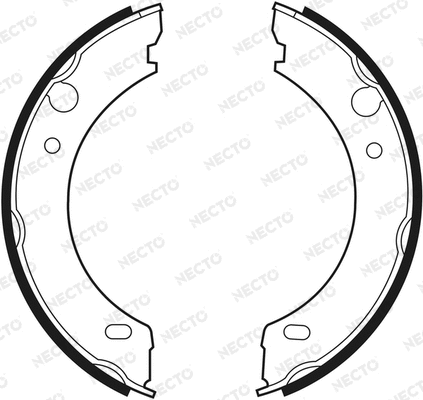 Brake Shoe Set, parking brake (N1524)