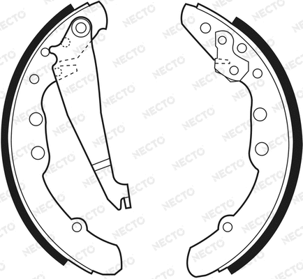 Brake Shoe Set (N1503)