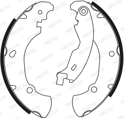 Brake Shoe Set (N1628)