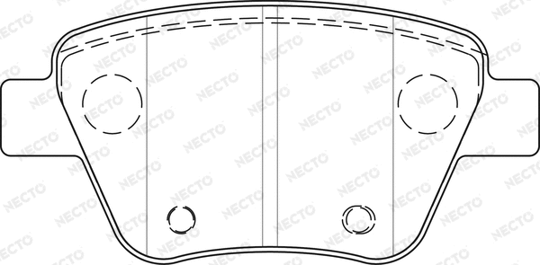 Brake Pad Set, disc brake (FD7489A)