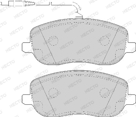 Brake Pad Set, disc brake (FD7032A)