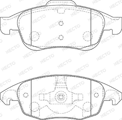 Brake Pad Set, disc brake (FD7296A)