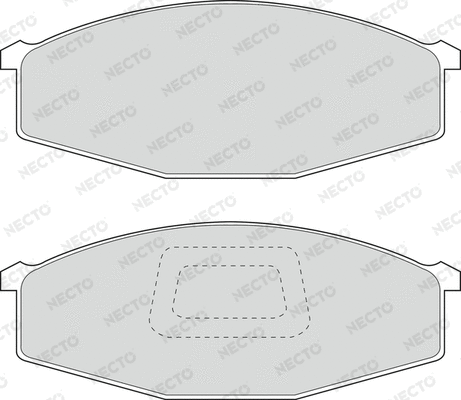 Brake Pad Set, disc brake (FD899V)