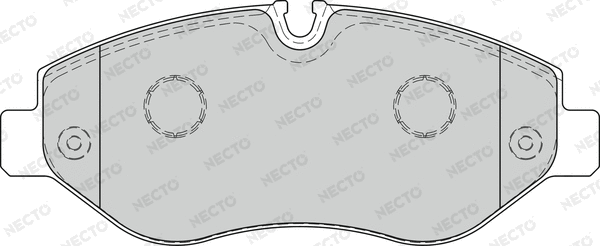 Brake Pad Set, disc brake (FD7581V)