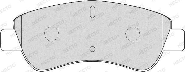 Brake Pad Set, disc brake (FD6874A)