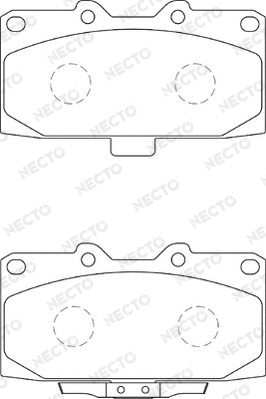 Brake Pad Set, disc brake (FD7305A)