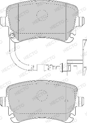 Brake Pad Set, disc brake (FD6863A)