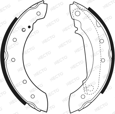 Brake Shoe Set (N1380)
