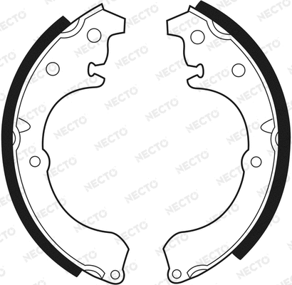 Brake Shoe Set (N1332)
