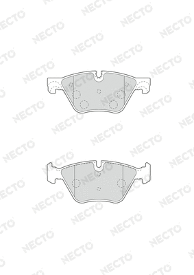 Brake Pad Set, disc brake (FD7526A)