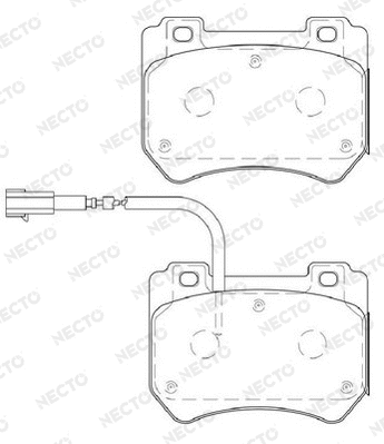 Brake Pad Set, disc brake (FD7410A)