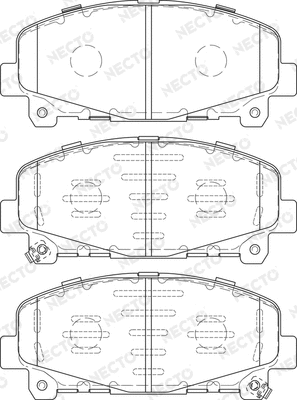 Brake Pad Set, disc brake (FD7460A)