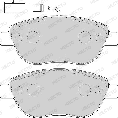 Brake Pad Set, disc brake (FD6917A)