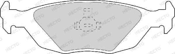 Brake Pad Set, disc brake (FD6285A)