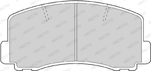 Brake Pad Set, disc brake (FD901A)
