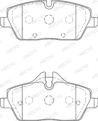 Brake Pad Set, disc brake (FD7314A)