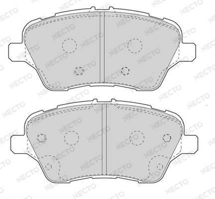 Brake Pad Set, disc brake (FD7608A)