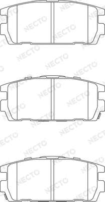 Brake Pad Set, disc brake (FD7217A)