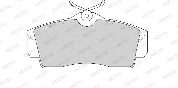 Brake Pad Set, disc brake (FD6740A)