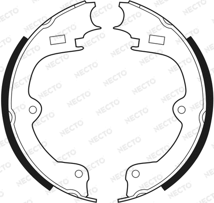Brake Shoe Set, parking brake (N1559)