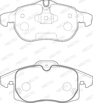 Brake Pad Set, disc brake (FD6947A)
