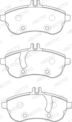 Brake Pad Set, disc brake (FD7301A)