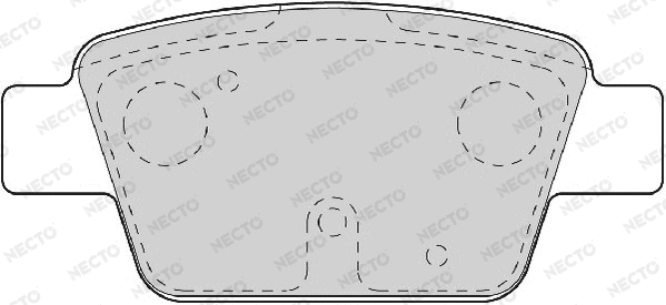 Brake Pad Set, disc brake (FD6919A)