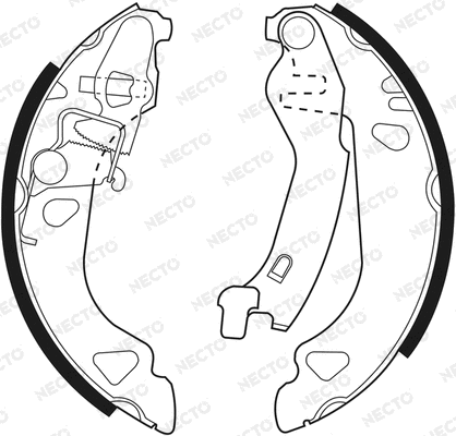 Brake Shoe Set (N1508)