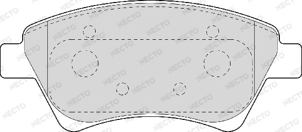 Brake Pad Set, disc brake (FD6958A)