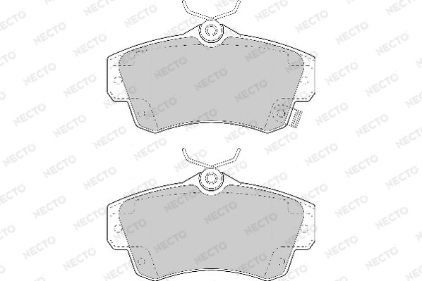 Brake Pad Set, disc brake (FD7011A)