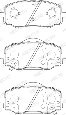 Brake Pad Set, disc brake (FD7435A)