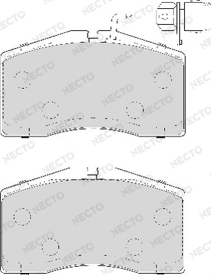 Brake Pad Set, disc brake (FD6927A)