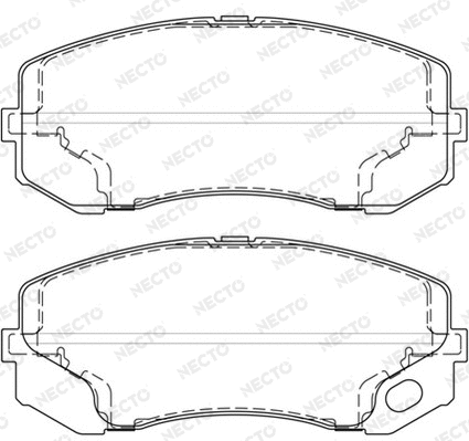 Brake Pad Set, disc brake (FD7486V)
