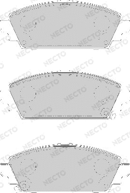 Brake Pad Set, disc brake (FD7118A)