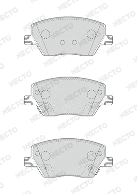 Brake Pad Set, disc brake (FD7653A)