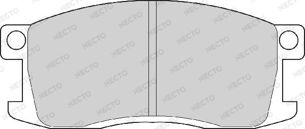 Brake Pad Set, disc brake (FD834A)