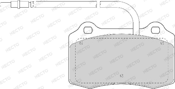 Brake Pad Set, disc brake (FD6872A)